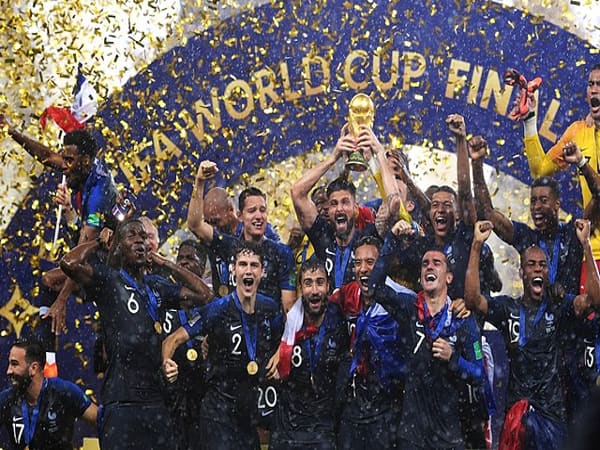 Số lần vô địch World Cup của France: 2 Lần Vô Địch