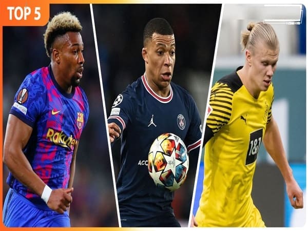 Top 5 tiền đạo nhanh nhất thế giới hiện nay gọi tên ai
